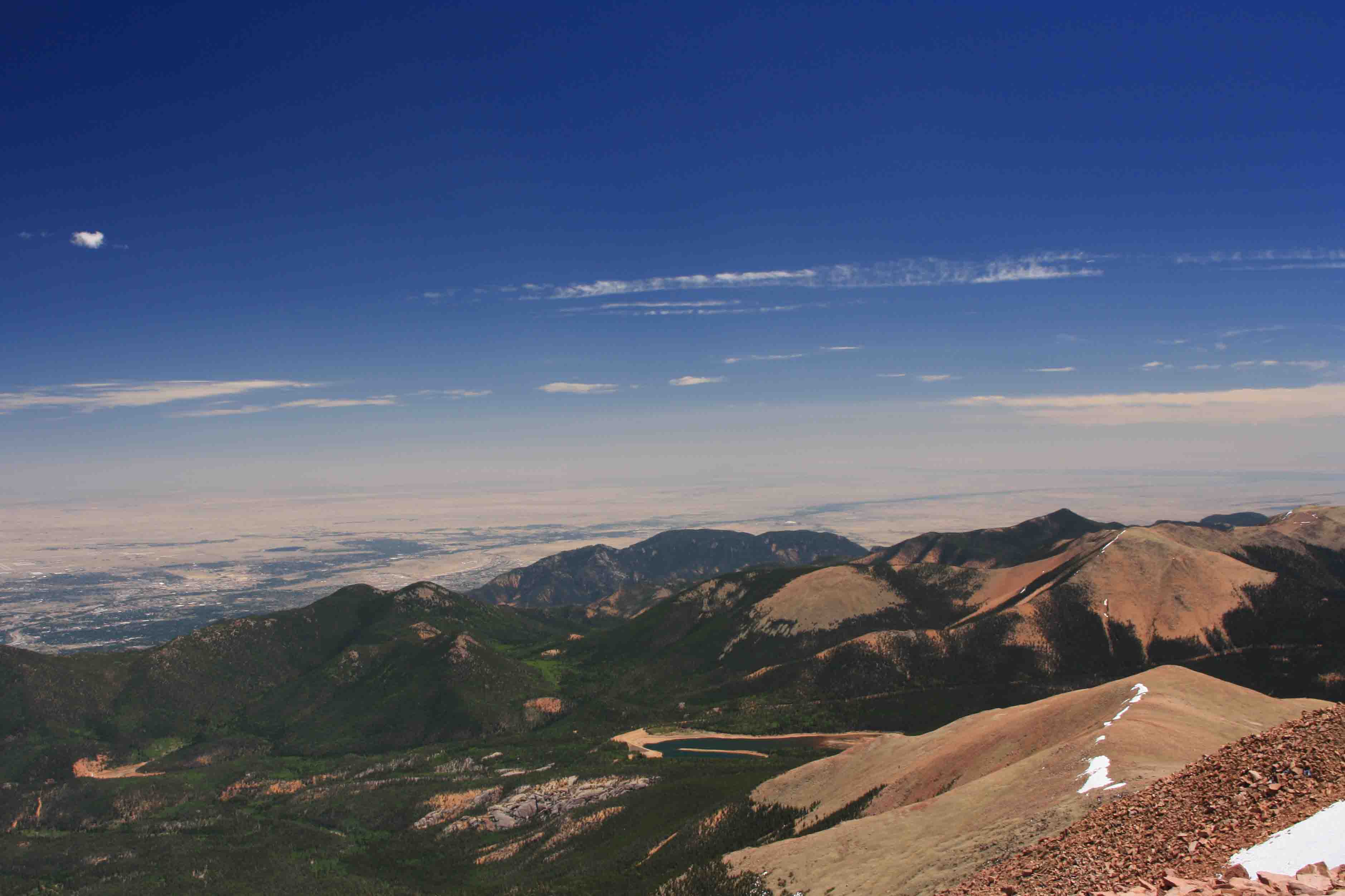 view pikes peak
