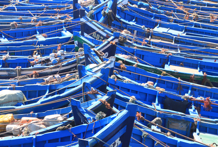 boats in essaouira