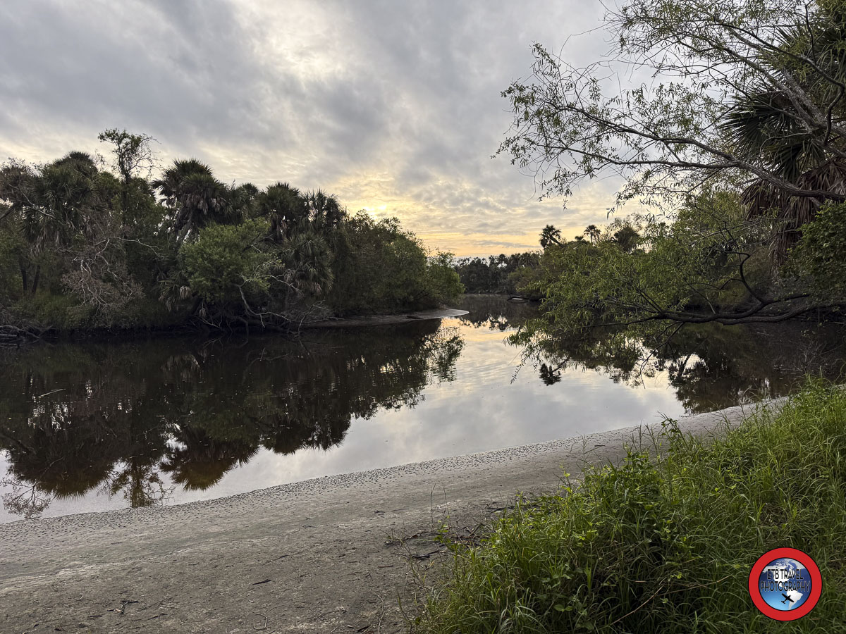 river in Sleeping Turtles Preserve