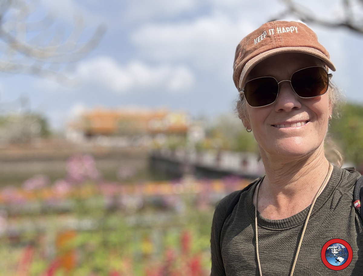 Selfie in fron of Hue Imperical City