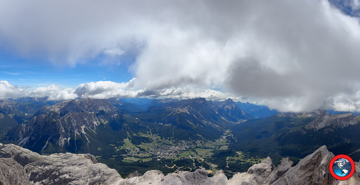 view of cortina from Tofana